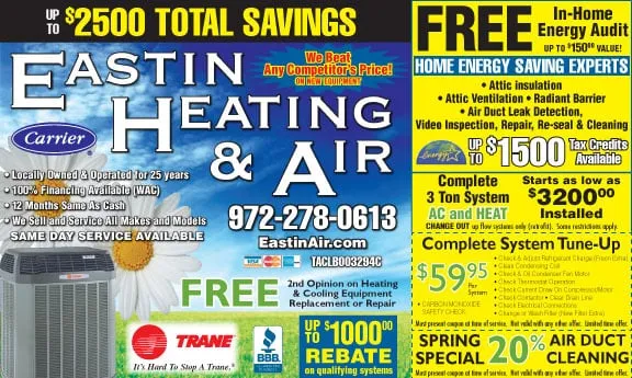 Slide of Eastin Heating and Air