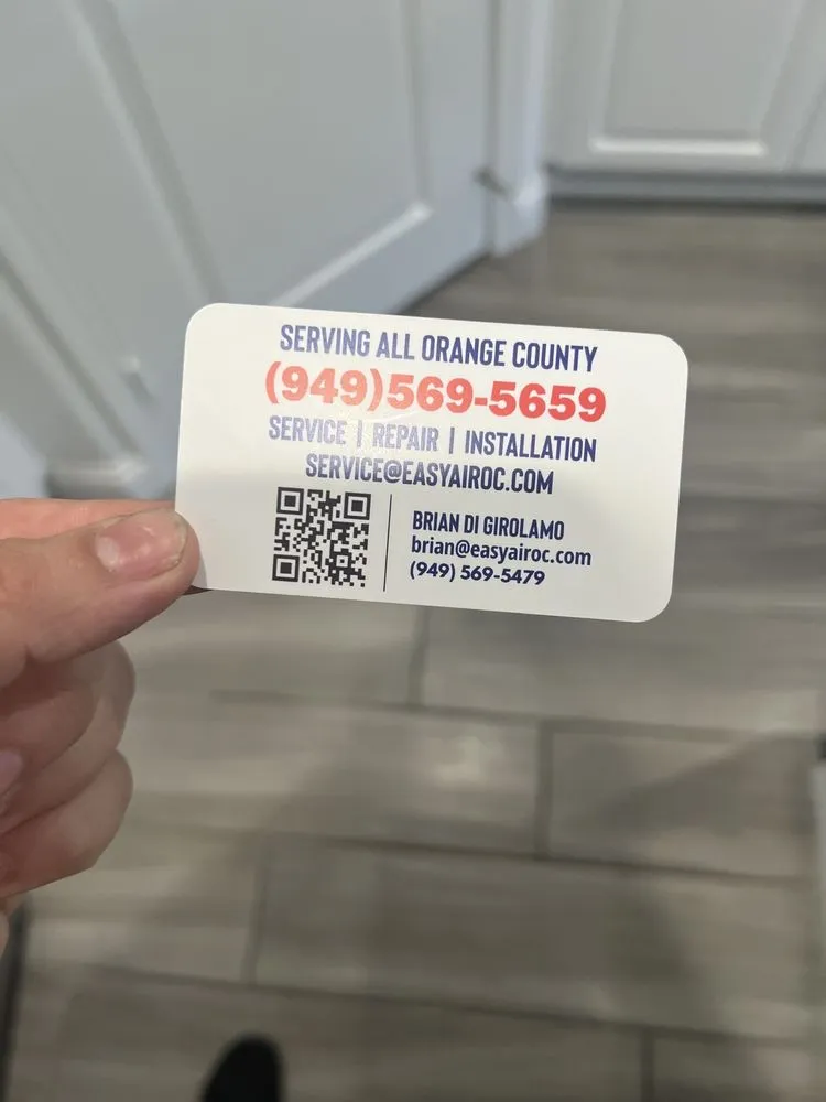 Slide of Easy Air Heating and Air Conditioning