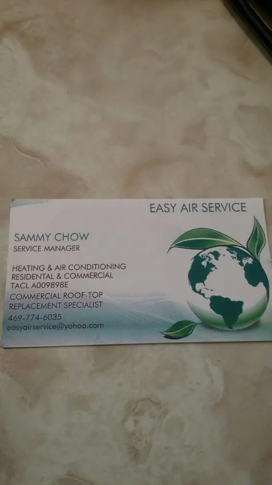Slide of Easy Air Service