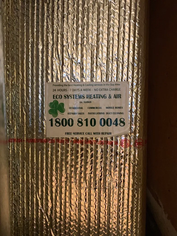 Slide of Eco Systems Heating & Air