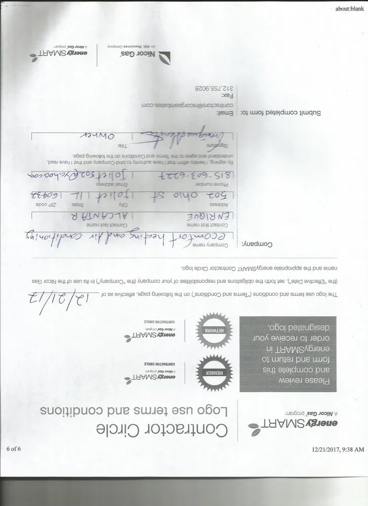 Slide of Ecomfort Heating And Air Conditioning