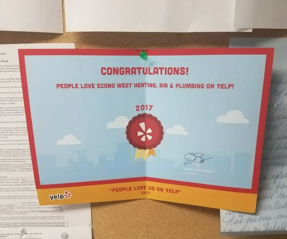 Slide of Econo West Heating, Air & Plumbing