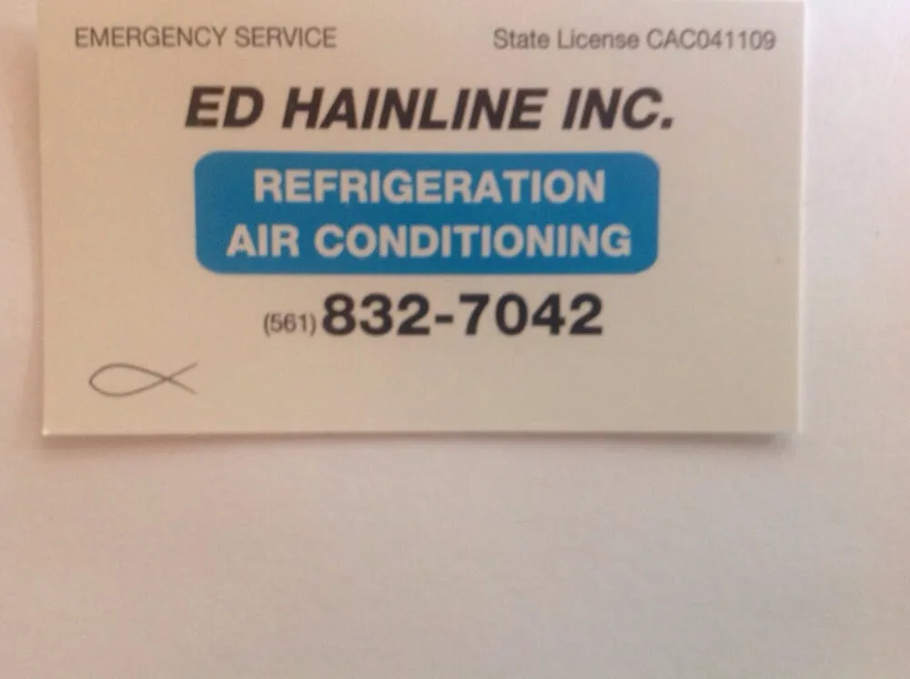 Slide of Ed Hainline Inc. Refrigeration & Air Conditioning