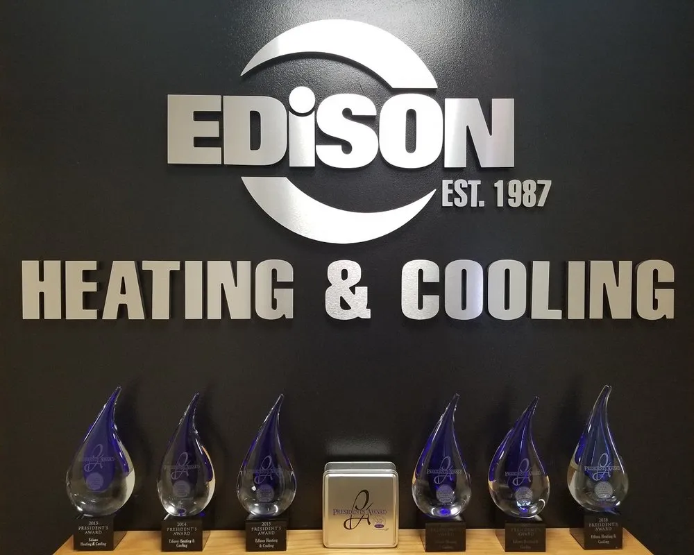 Slide of Edison Heating and Cooling