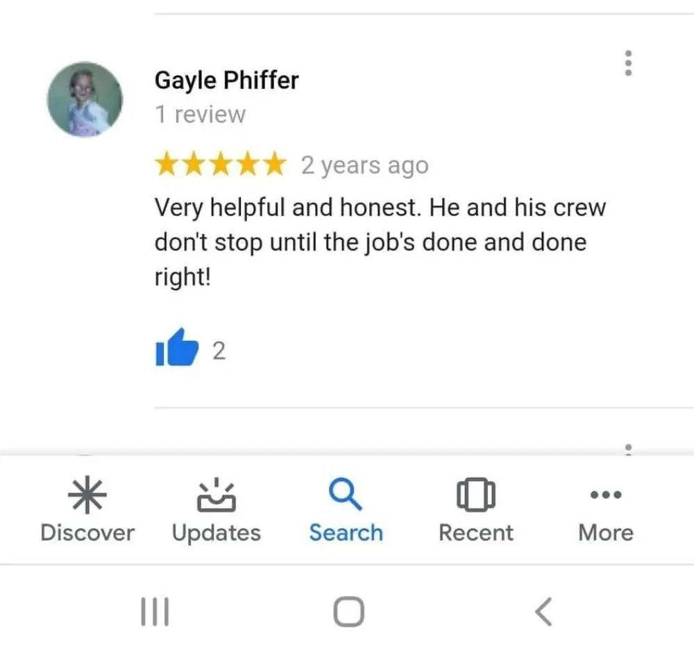 Slide of Edwards & Family home Services