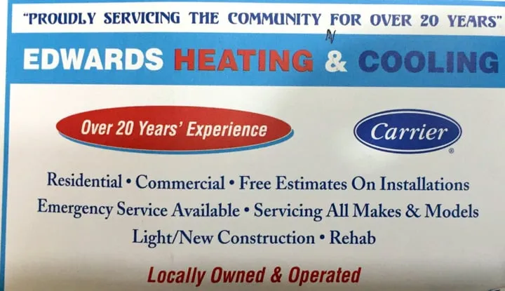 Slide of Edwards Heating & Cooling