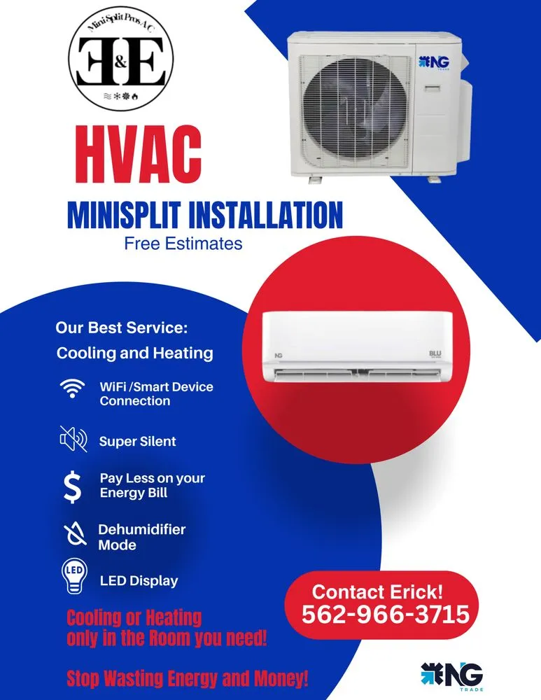 Slide of E&E Mini Splits