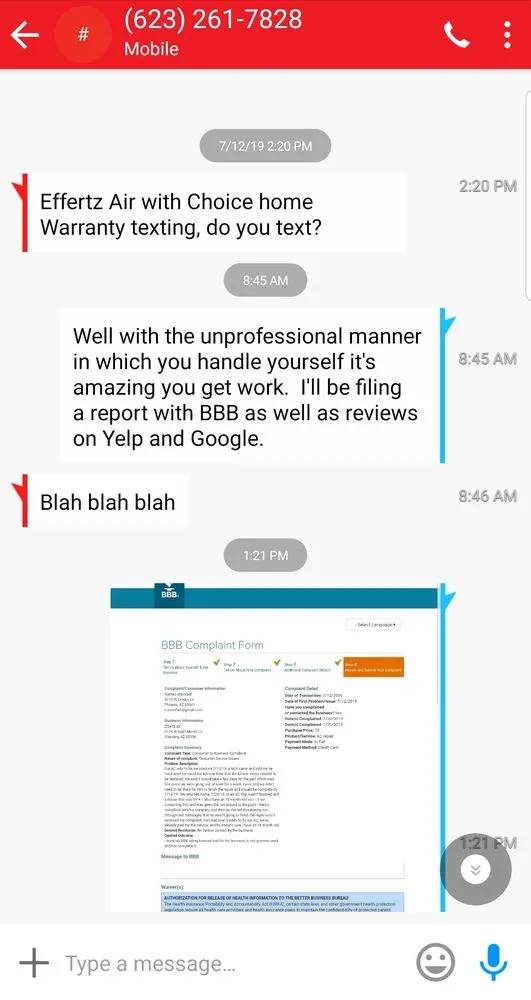 Slide of Effertz Air