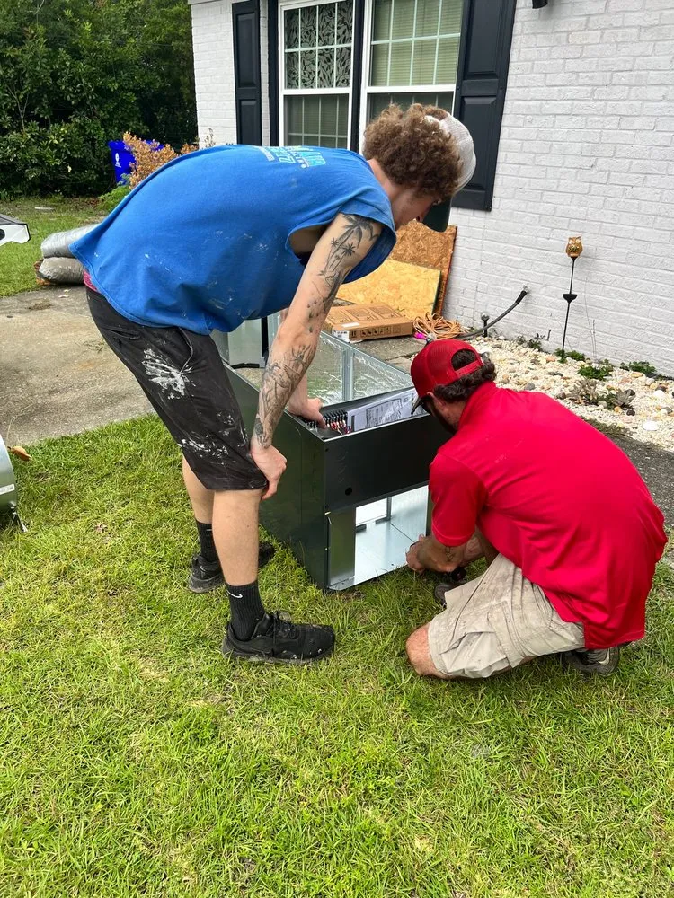 Slide of Efficient Air Heating & Cooling