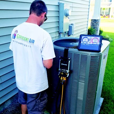 Slide of Efficient Air Heating & Cooling