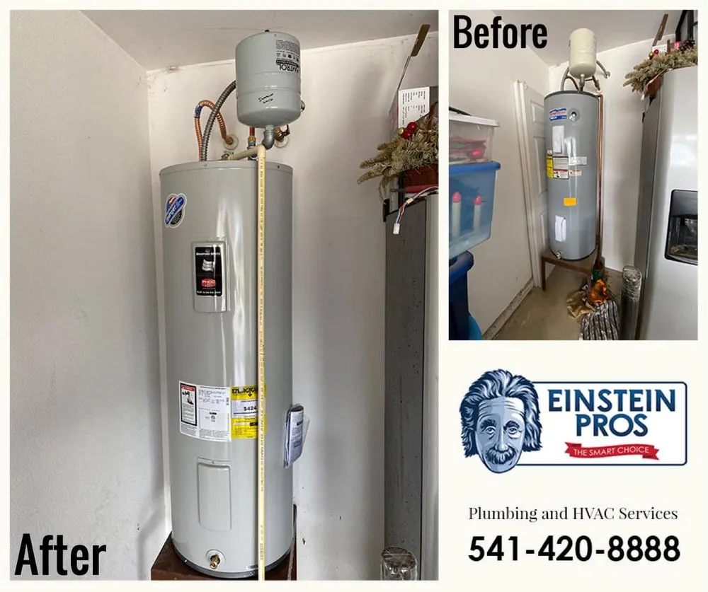 Slide of Einstein Pros Plumbing Heating Cooling