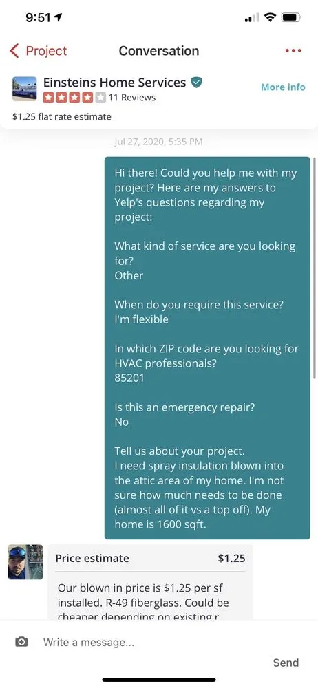 Slide of Einsteins Home Services