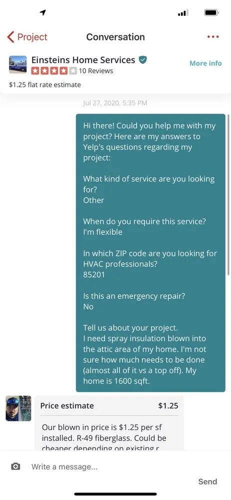 Slide of Einsteins Home Services