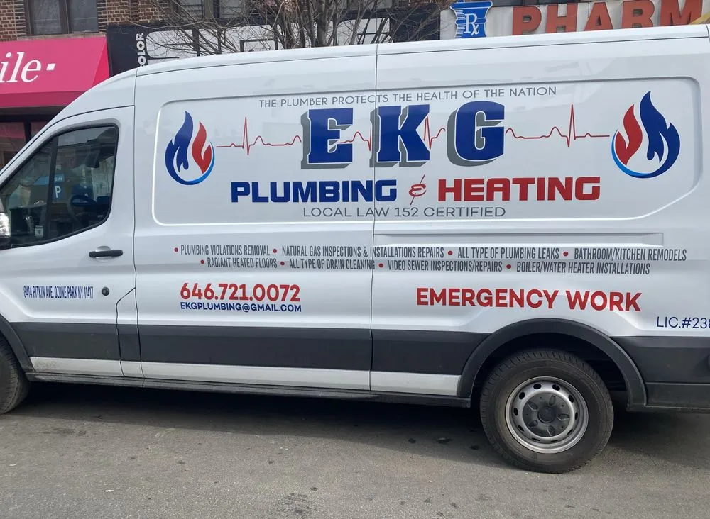 Slide of EKG Plumbing and Heating
