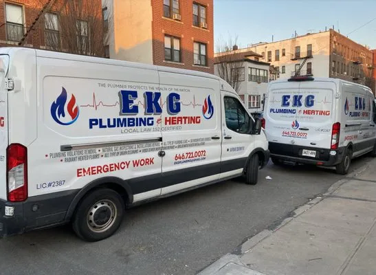 EKG Plumbing and Heating Logo