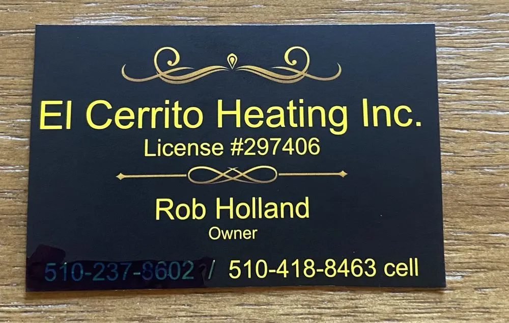 Slide of El Cerrito Heating & Sheet Metal
