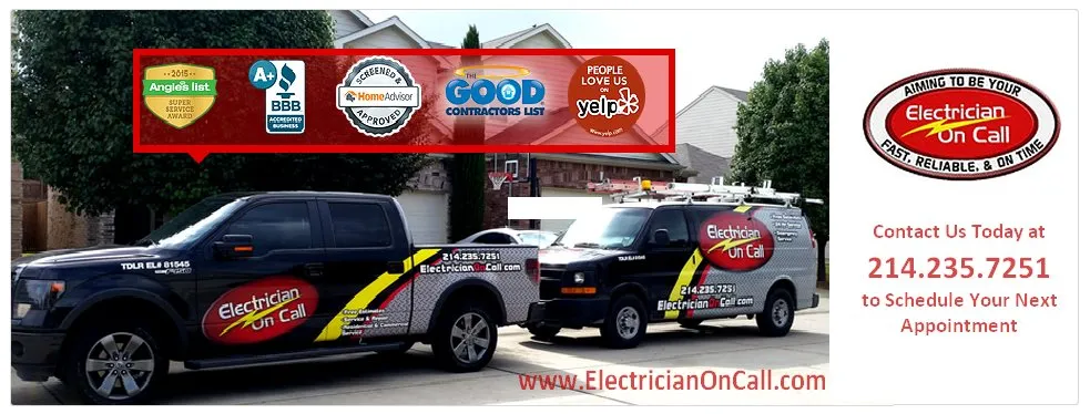 Slide of Electrician On Call