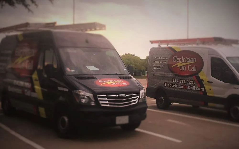 Slide of Electrician On Call