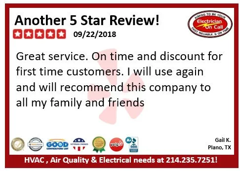 Slide of Electrician On Call