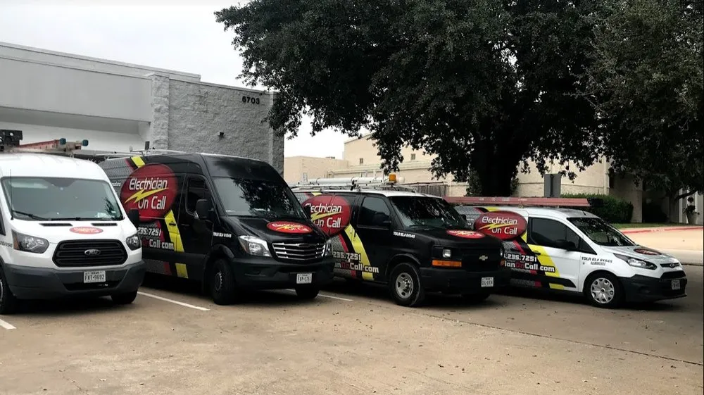 Slide of Electrician On Call