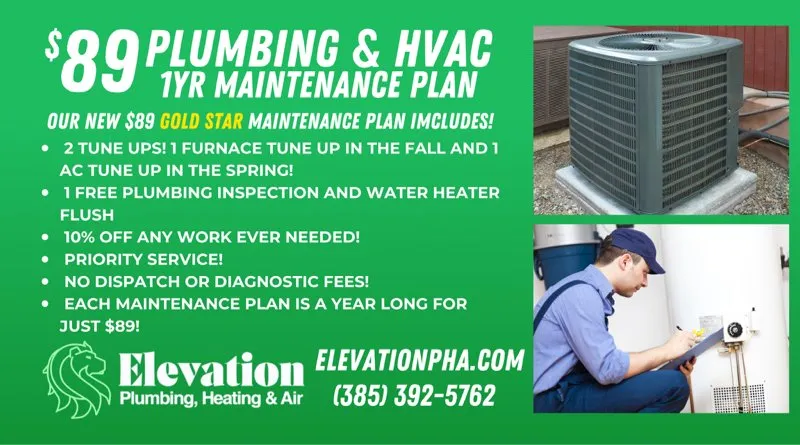 Slide of Elevation Plumbing Heating and Air