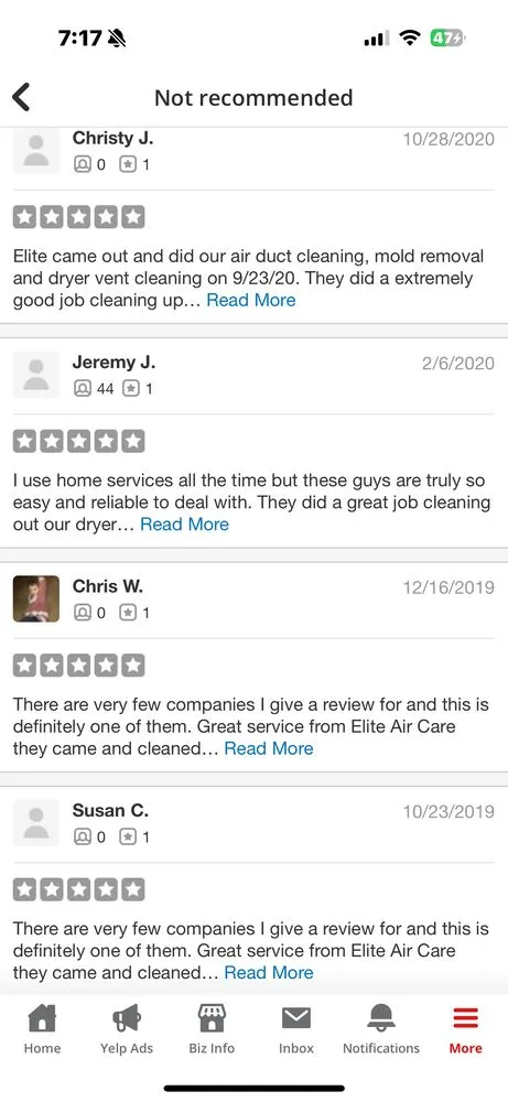 Slide of Elite Air Care Memphis