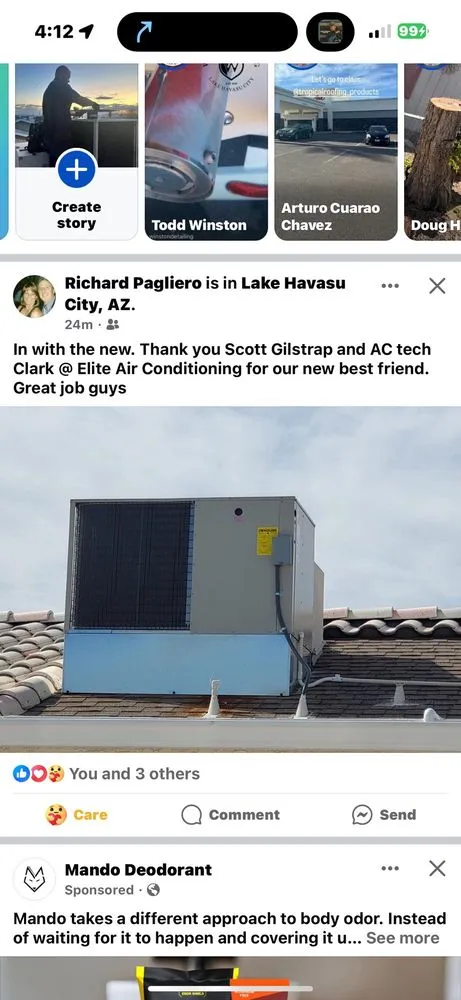 Slide of Elite Air Conditioning & Heating