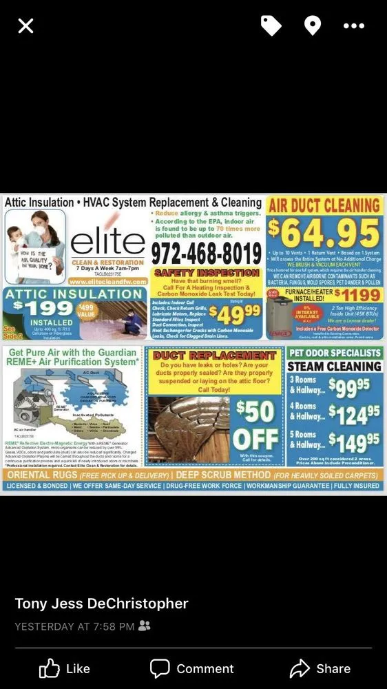 Slide of Elite Clean & Restoration