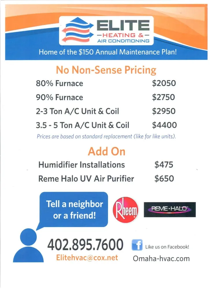 Slide of Elite Heating & Air Conditioning