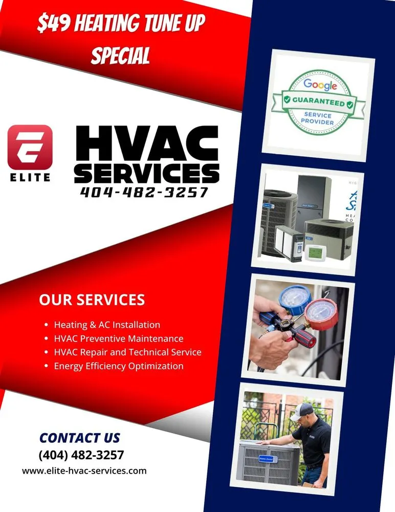 Slide of Elite HVAC Services