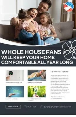 Elk Grove Plumbing, Drain, Heating & Air Logo