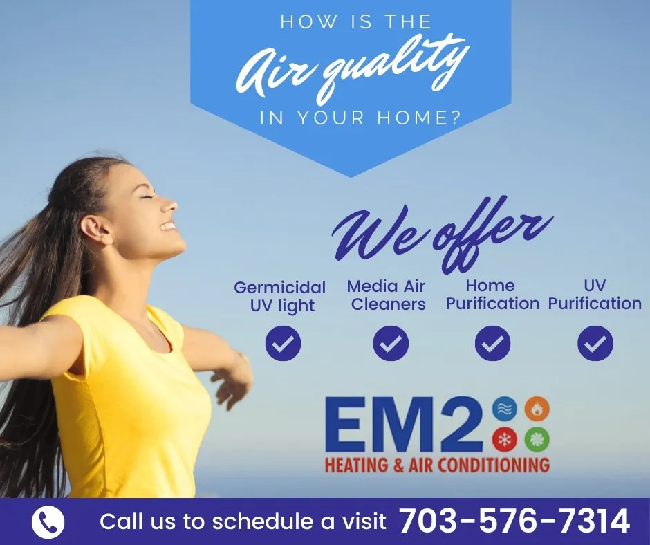 Reliable HVAC maintenance near you across Bristow, VA - EM2 HVAC