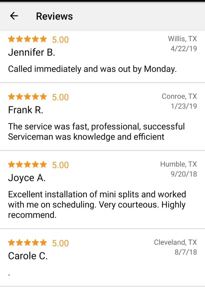 Slide of Emergency Mechanical Services