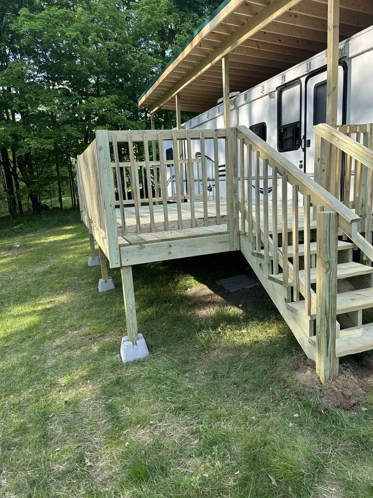 Slide of Emerson family contractors