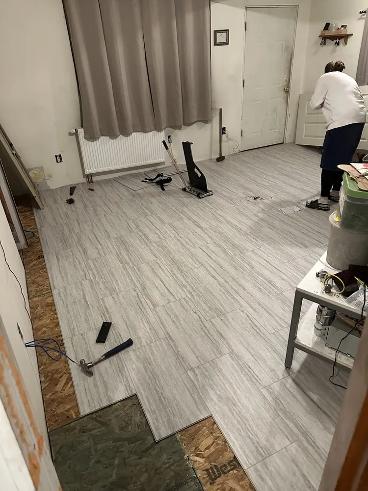 Slide of Emerson family contractors