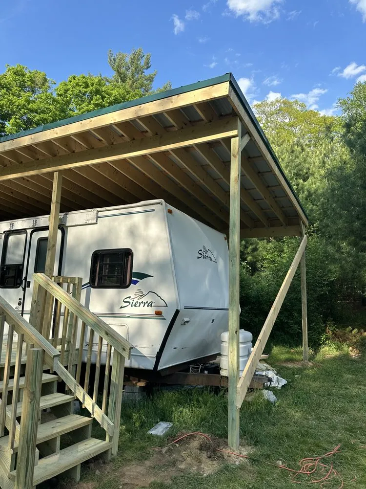 Slide of Emerson family contractors