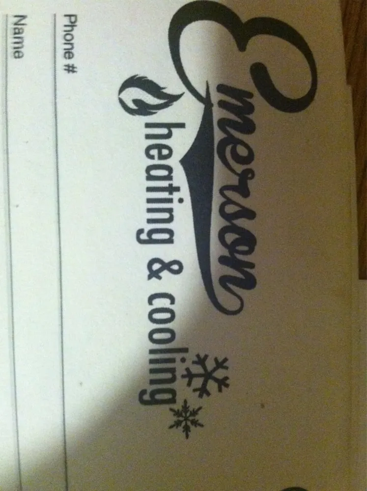 Slide of Emerson Heating and Cooling