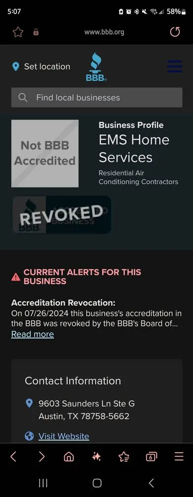 Slide of EMS Home Services