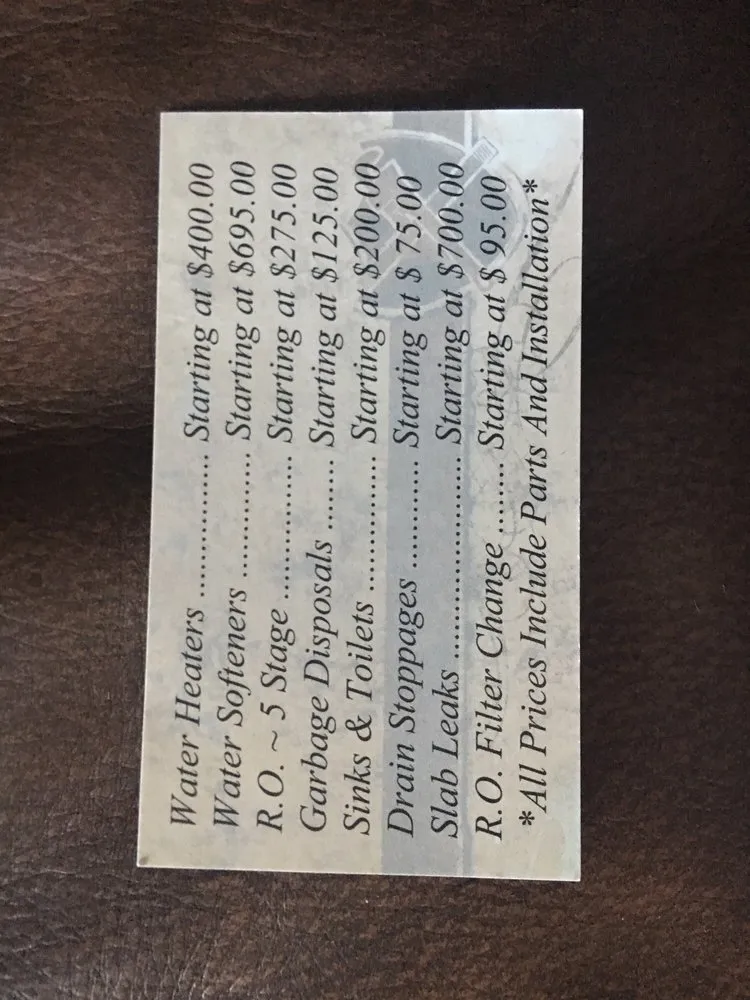 Slide of Encore Plumbing