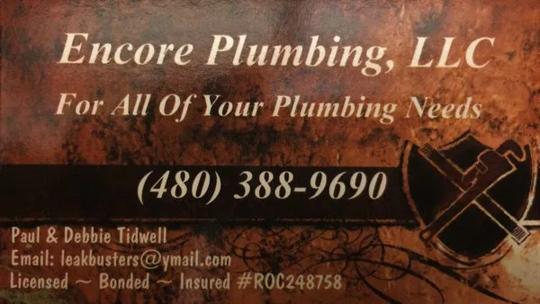 Encore Plumbing Logo