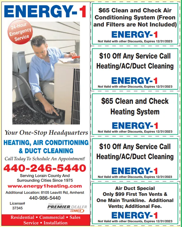 Slide of Energy 1 Heating & Air Conditioning