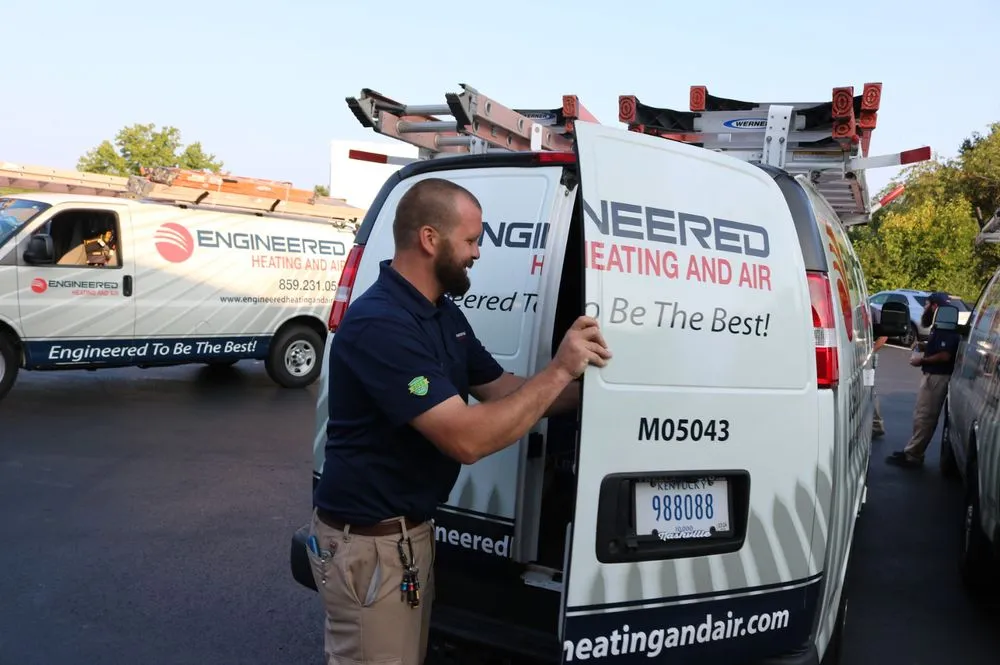 Slide of Engineered Heating and Air