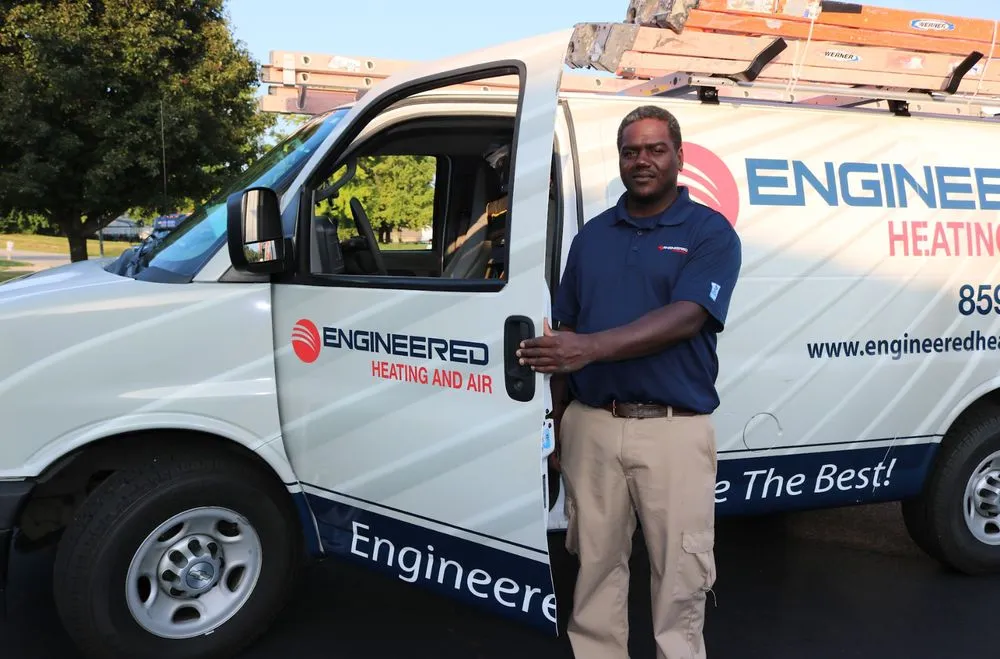 Slide of Engineered Heating and Air