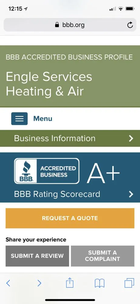 Slide of Engle Services Heating & Air - Electrical - Plumbing