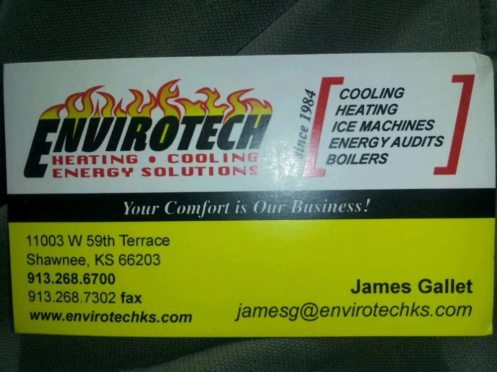 Slide of Envirotech Heating & Cooling