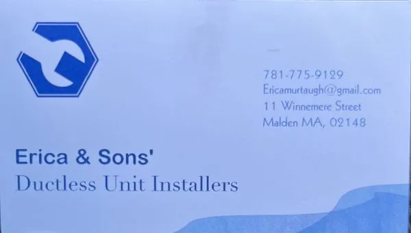 Erica & Sons  Ductless Installation Logo