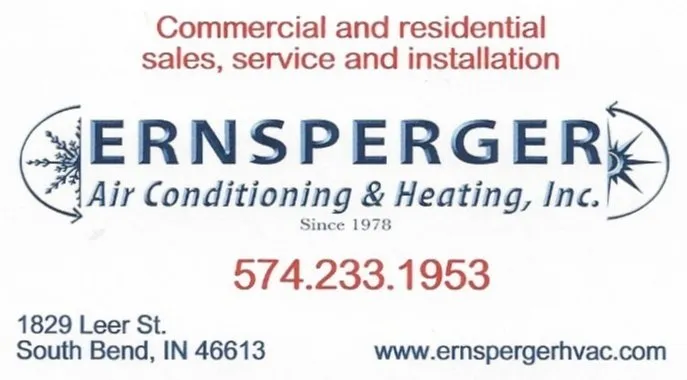 Slide of Ernsperger Air Conditioning & Heating
