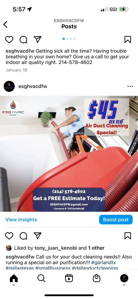 Slide of ESG Indoor Air Quality