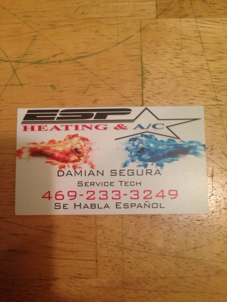 Slide of Esp Heating & A/C