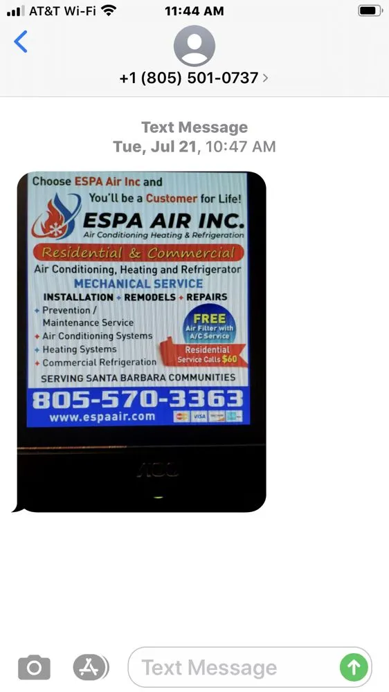 Slide of ESPA Air